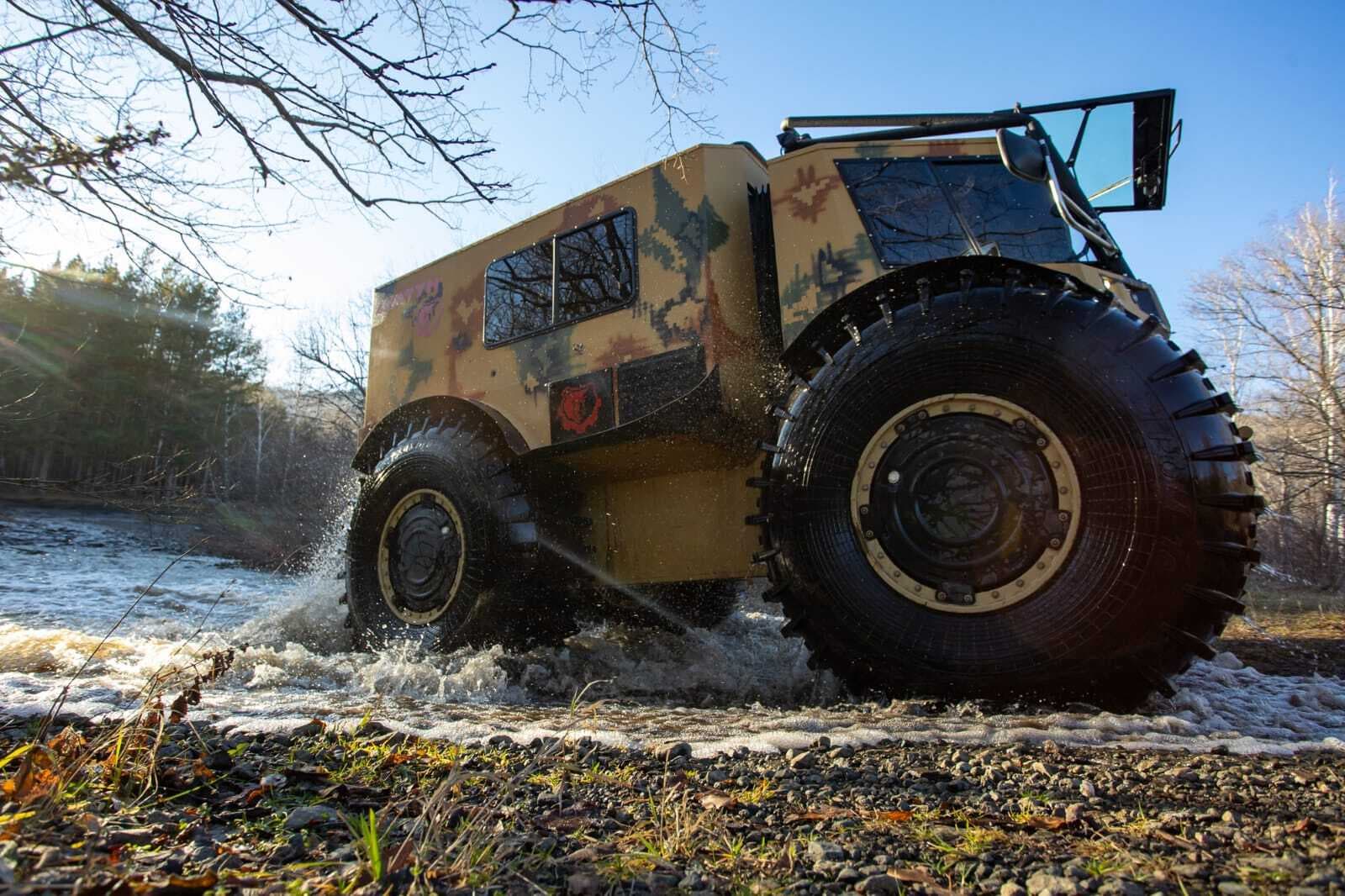 Четырёх часовой полудневный внедорожный тур на вездеходе ШЕРП