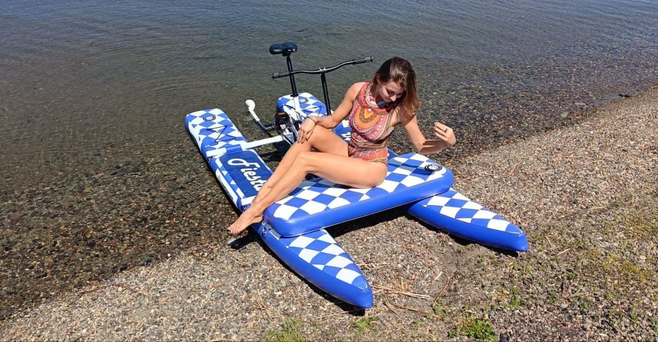 Водный велосипед: Уникальный прокат на Банном озере!